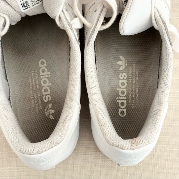 Adidas Superstar All White Sneakers - Picture 10 of 13
